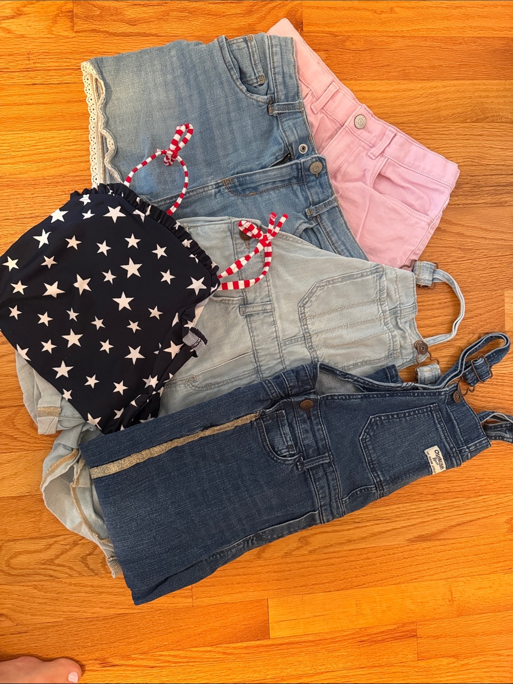 OshKosh B'gosh Girls Star Navy & Denim Mix Matching Pieces